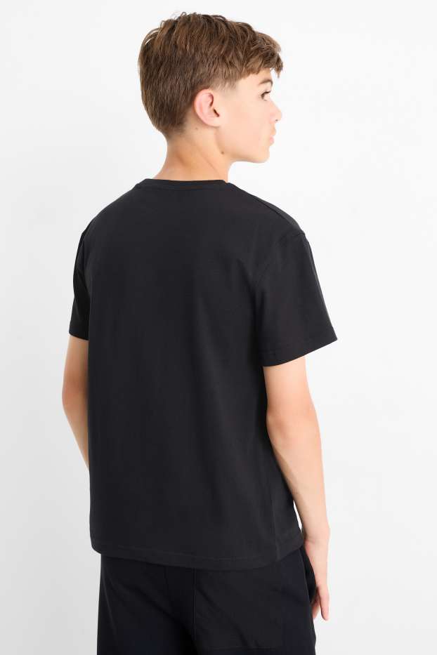 Copii - Băieți - Skater - tricou cu mânecă scurtă - negru