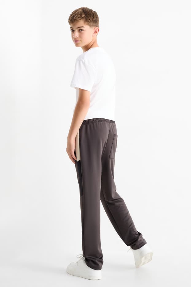 Kinderen: jongens - Joggingbroek - donkergrijs