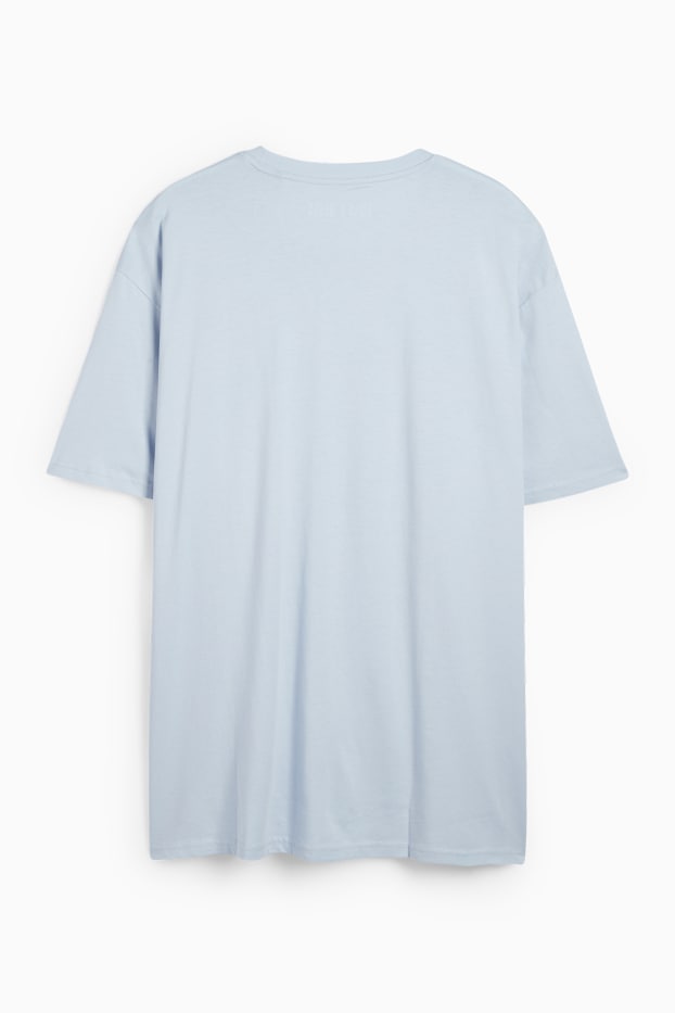 Heren - T-shirt - relaxed fit - Guns N' Roses - lichtblauw