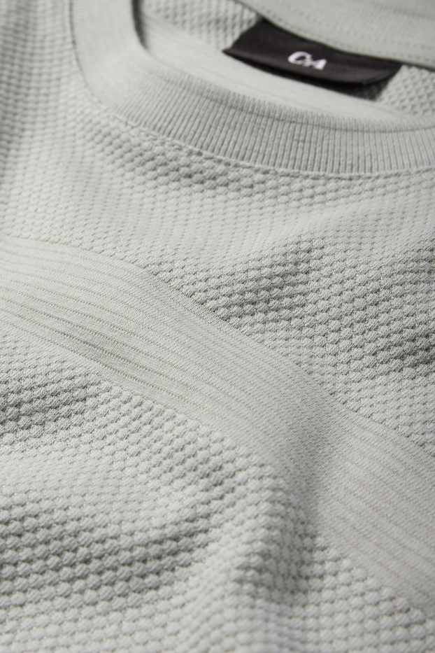 Bărbați - Tricou - regular fit - structurat - gri deschis