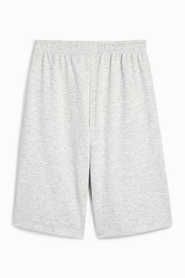 Enfants filles - Sacramento - short en molleton - gris clair chiné