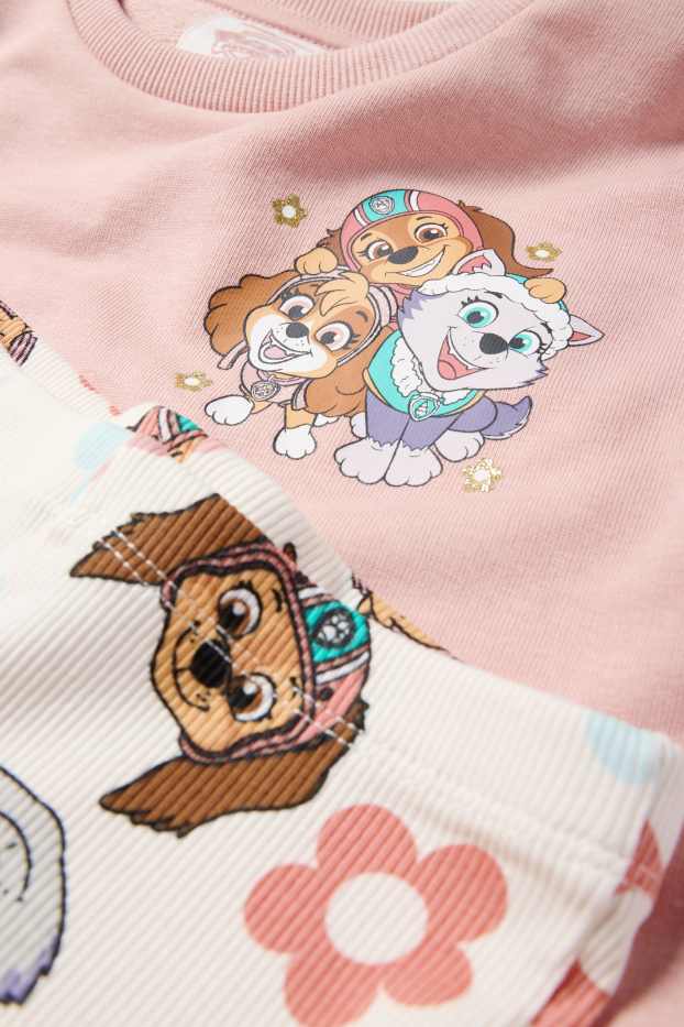 Kinderen: meisjes - PAW Patrol - Skye - set - sweatshirt en flared legging - roze