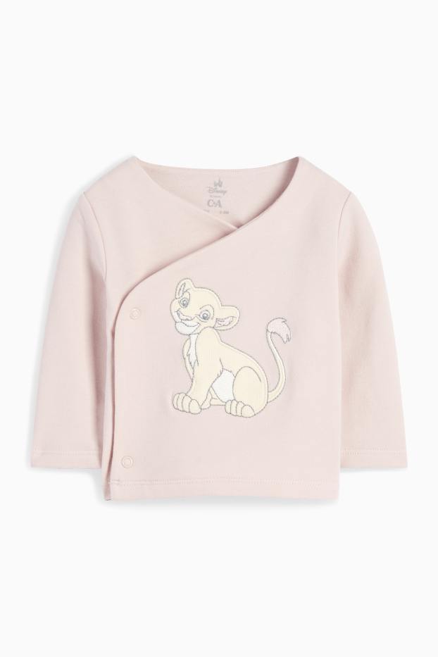 Bebés niñas - El Rey León - conjunto para recién nacido - 2 prendas - rosa