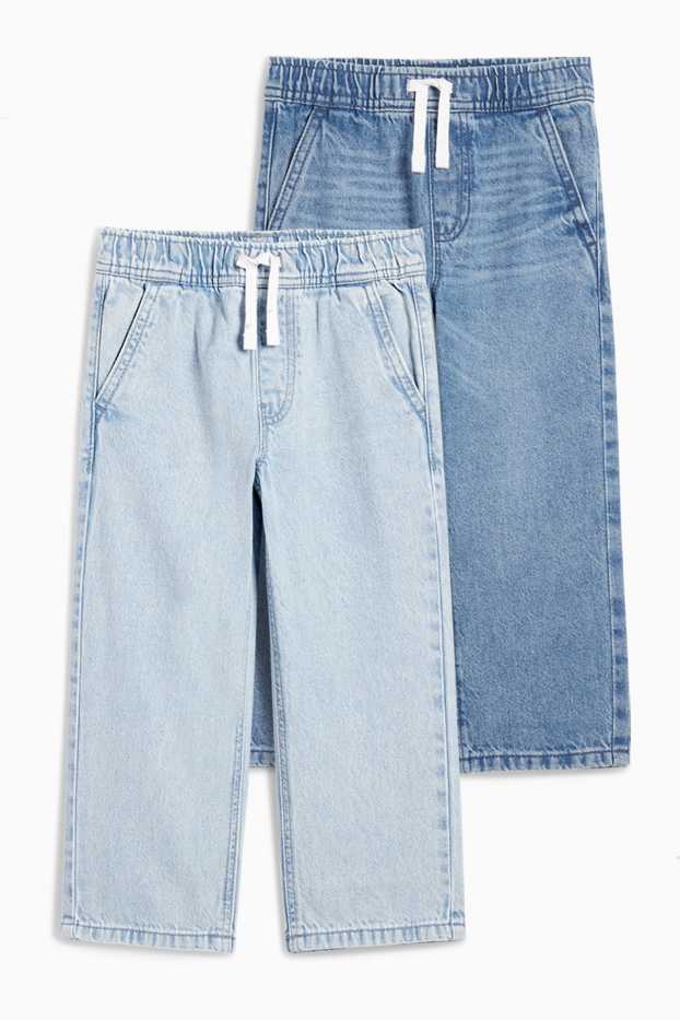 Bambini - Confezione da 2 - jeans loose fit - jeans azzurro
