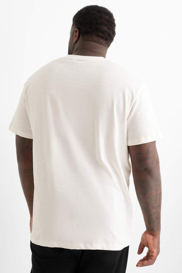 Uomo - T-shirt - relaxed fit - bianco
