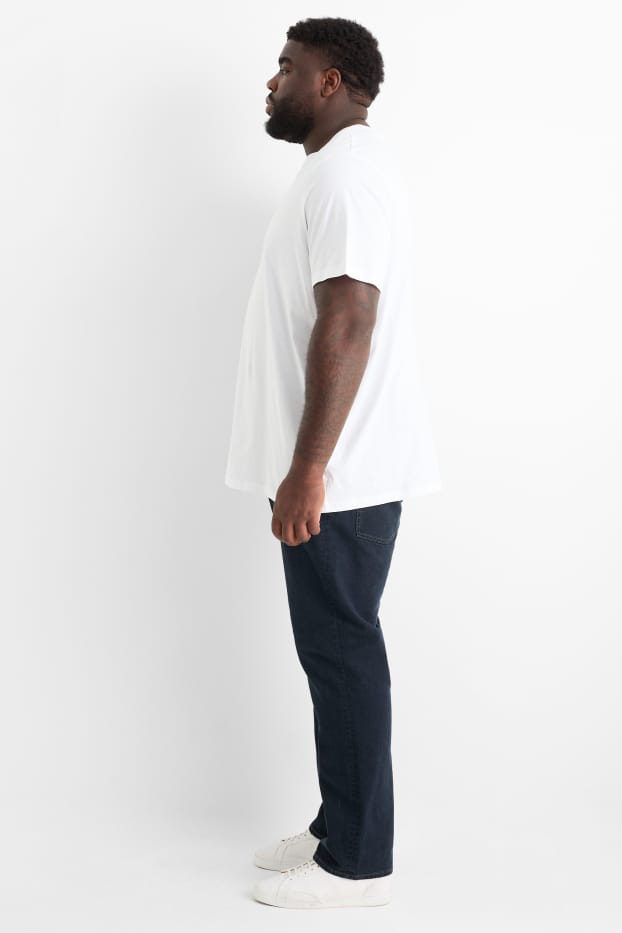 Hommes - Straight jean - LYCRA® - jean bleu foncé