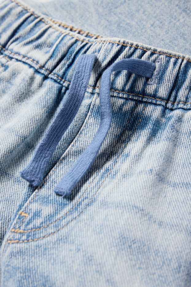 Kinder Jungen - Cargo Jeans - jeansblau