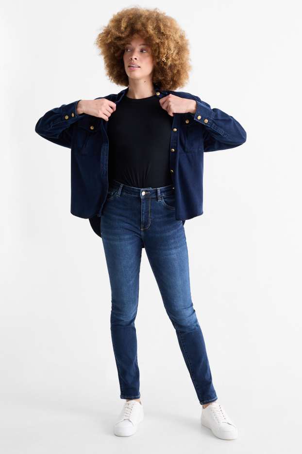 Mujer - Slim jeans - mid waist - shaping jeans - LYCRA® - vaqueros - azul