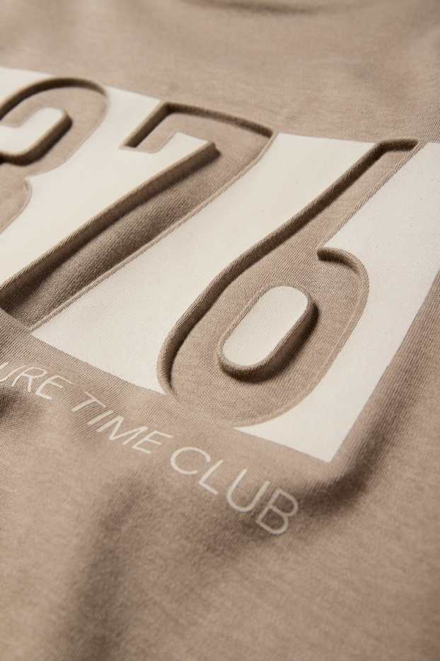 Men - T-shirt - relaxed fit - beige