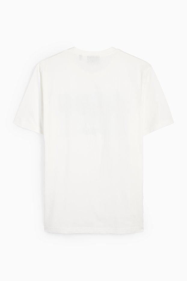 Hommes - T-shirt - regular fit - blanc