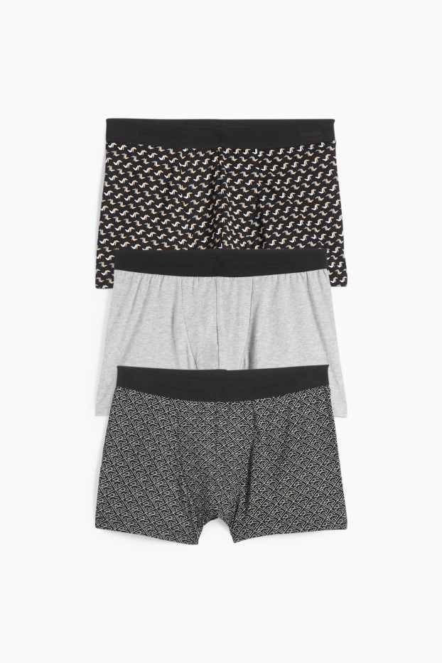 Hommes - Lot de 3 - boxers - noir