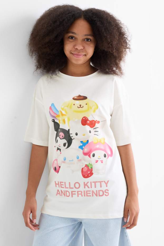 Children Girls - Hello Kitty and Friends - short sleeve T-shirt - white