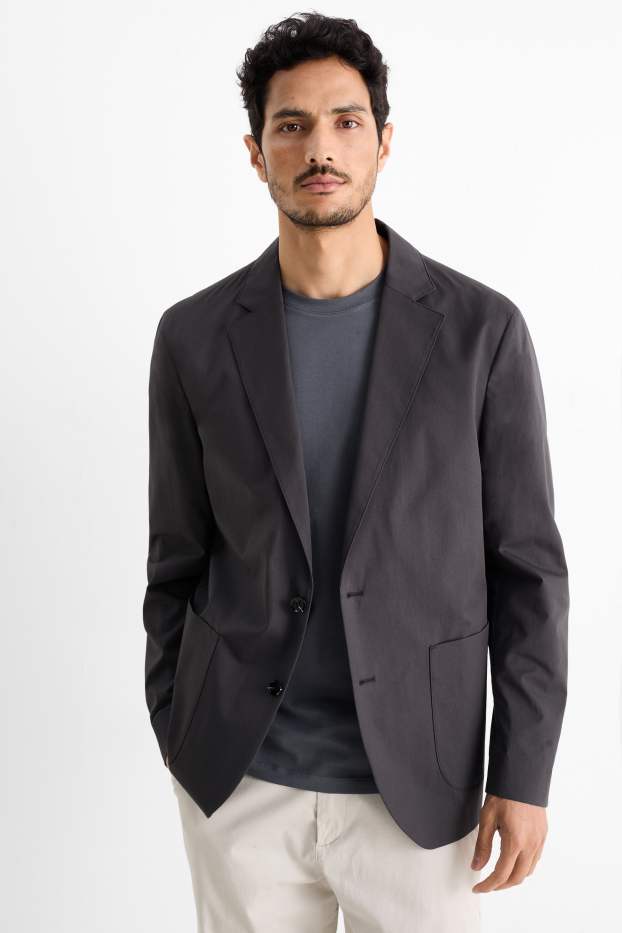 Herren - Baukasten-Sakko - Regular Fit - dunkelgrau