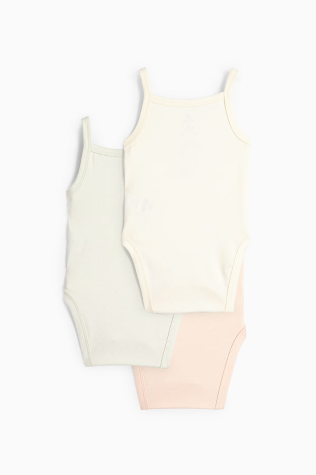 Baby Mädchen - Multipack 3er - Baby-Body - Disney Prinzessin - rosa