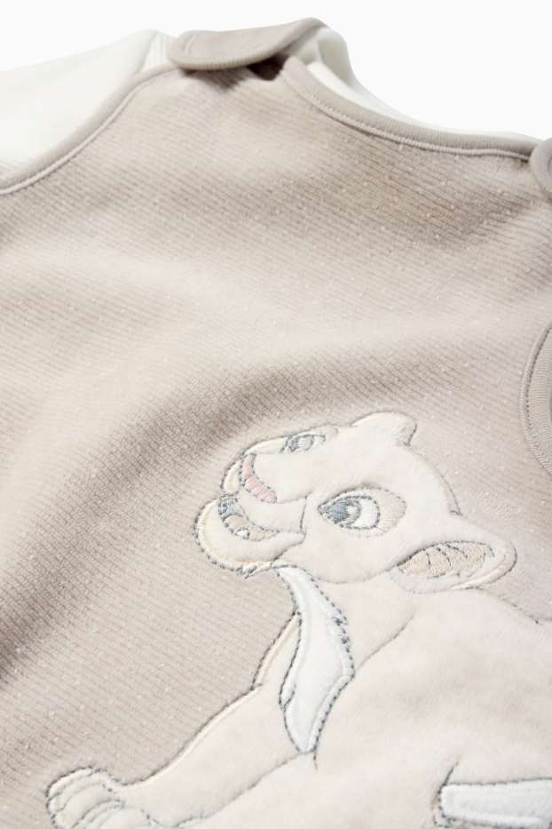 Baby Jungen - Der König der Löwen - Strampler-Set - gerippt - 2 teilig - beige