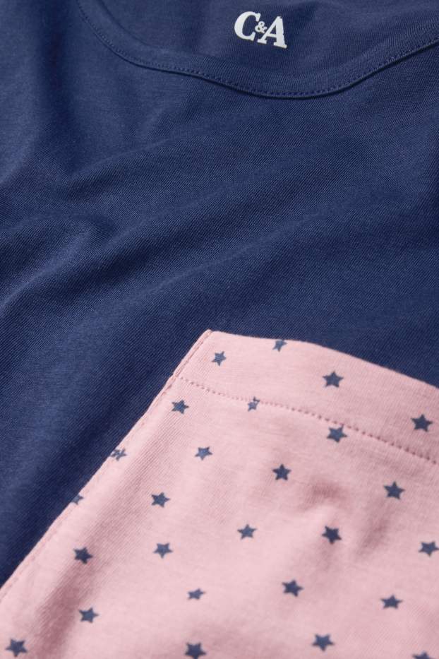 Femmes - Pyjama - rose / bleu