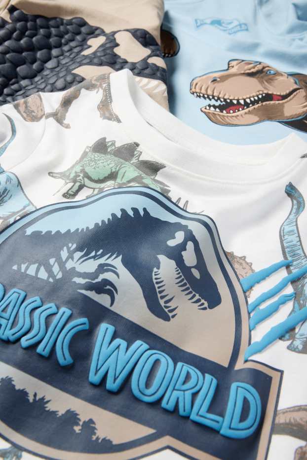 Bambini - Confezione da 3 - Jurassic World - maglia a maniche lunghe - blu  / beige