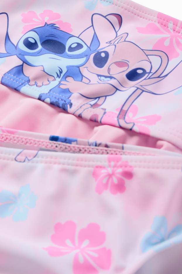 Kinderen: meisjes - Lilo & Stitch - bikini - LYCRA® XTRA LIFE™ - 2-delig - roze