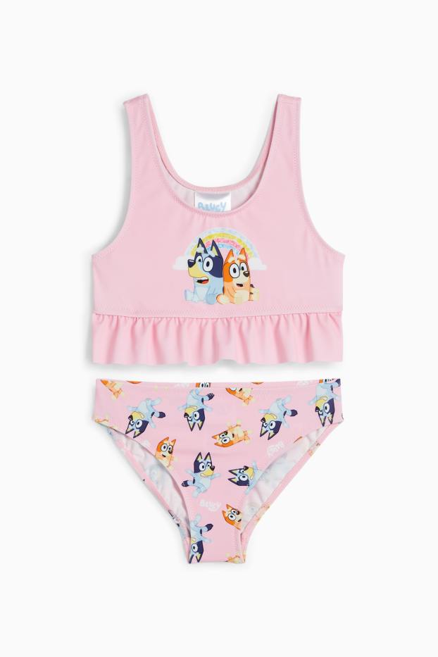 Children Girls - Bluey - bikini - LYCRA® XTRA LIFE™ - 2 piece - rose