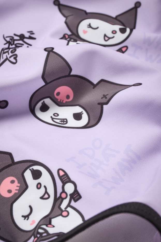 Kinderen: meisjes - Kuromi - badpak - LYCRA® XTRA LIFE™ - lichtpaars