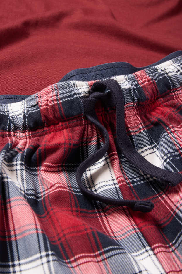 Men - Short pyjamas - red