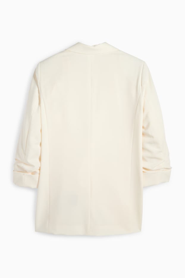 Damen - Blazer - Relaxed Fit - cremeweiss