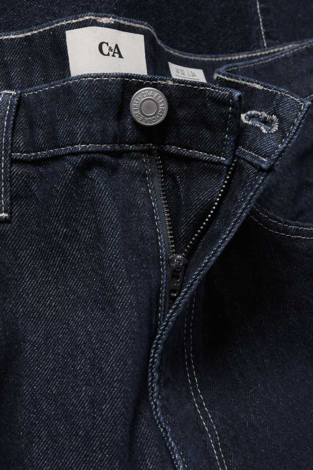 Heren - Baggy jeans - jeansdonkerblauw