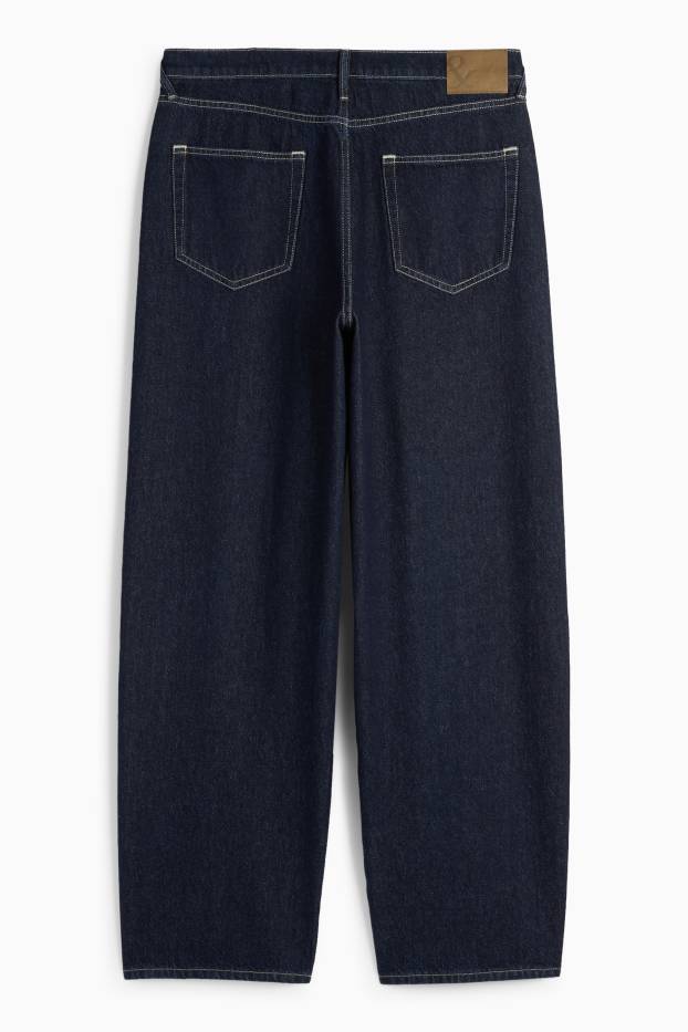 Heren - Baggy jeans - jeansdonkerblauw