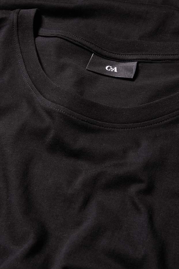 Uomo - T-shirt - regular fit - nero