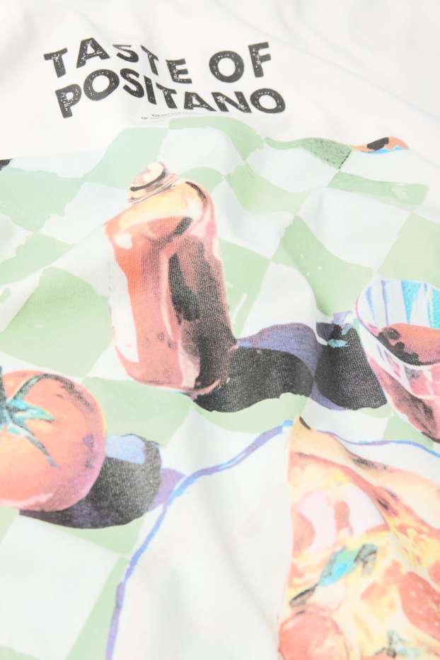 Hommes - T-shirt - relaxed fit - blanc