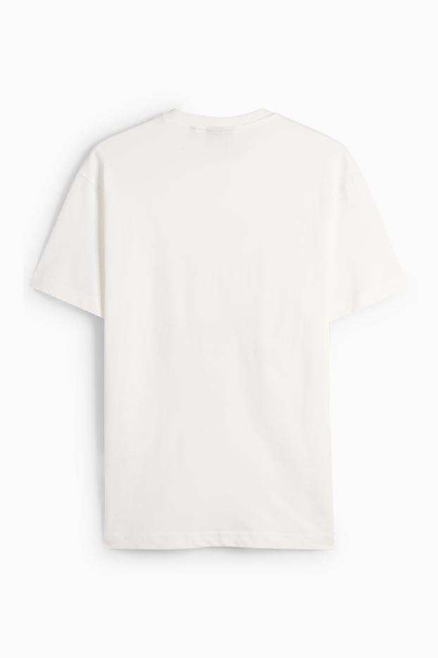 Hommes - T-shirt - relaxed fit - blanc
