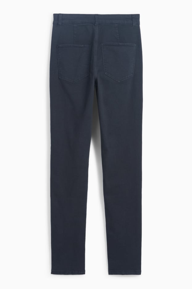 Donna - Jegging jeans - vita alta - jeans blu scuro