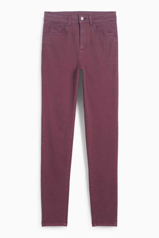 Mujer - Jegging jeans - high waist - lila