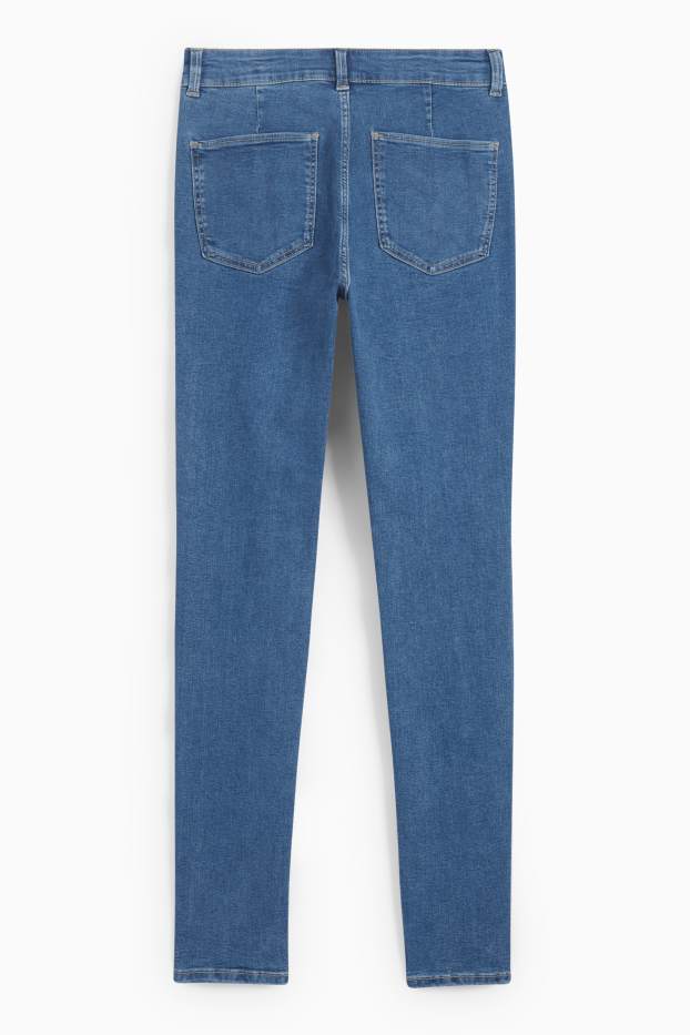 Damen - Jegging Jeans - High Waist - jeansblau