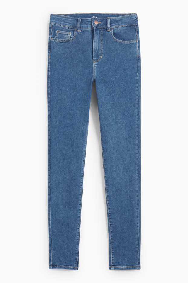 Damen - Jegging Jeans - High Waist - jeansblau