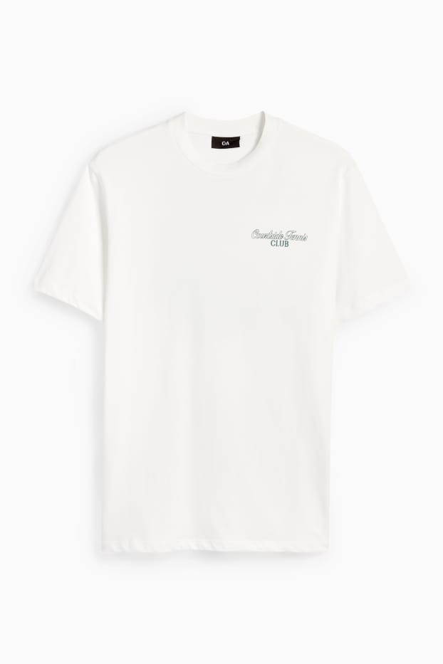 Hommes - T-shirt - regular fit - blanc