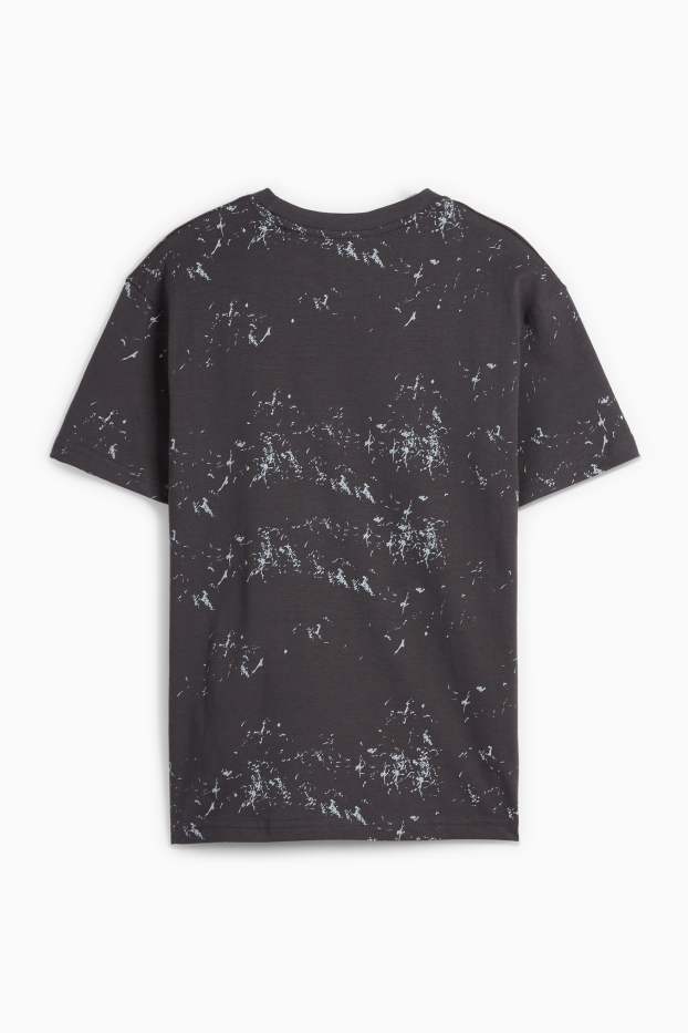Enfants garçons - Yu-Gi-Oh ! - T-shirt - à motif - gris foncé