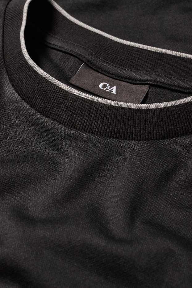 Pánské - Tričko - regular fit - černá