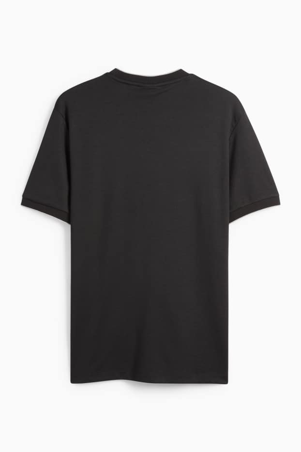 Pánské - Tričko - regular fit - černá