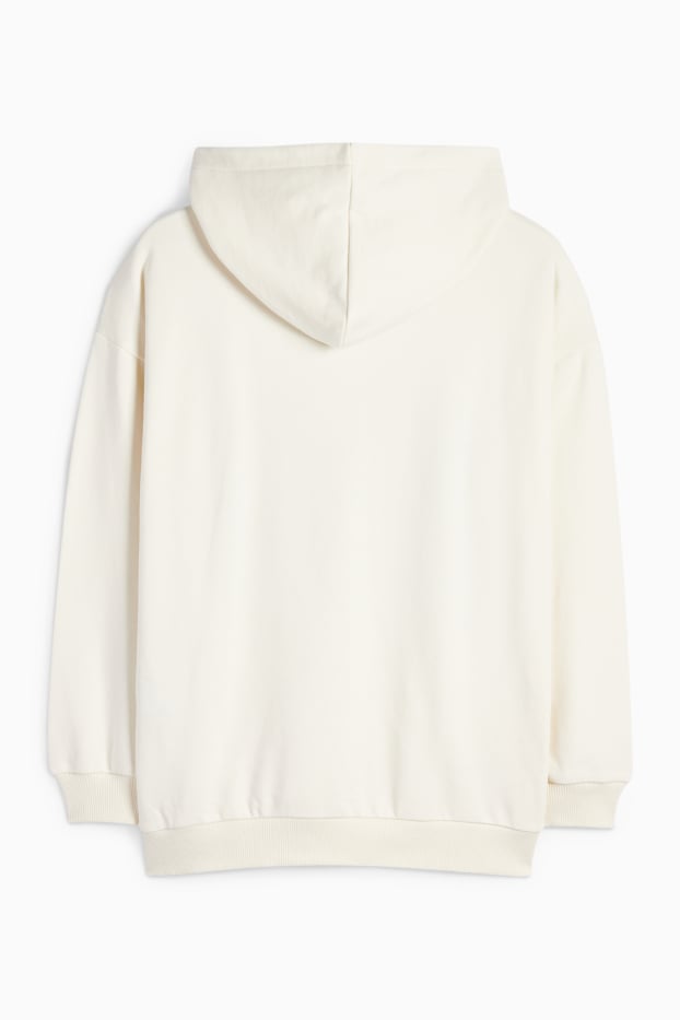 Kinderen: meisjes - Peanuts - hoodie - crème wit