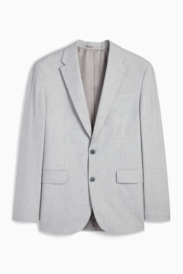 Hommes - Veste de costume - regular fit - Flex - gris clair