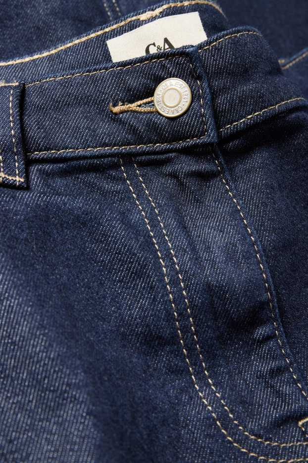 Damen - Jeansrock - dunkeljeansblau