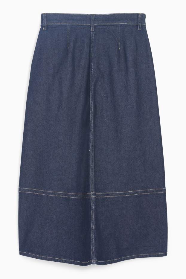 Damen - Jeansrock - dunkeljeansblau