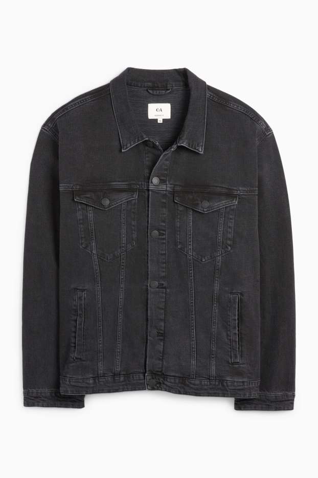Hommes - Veste en jean - jean gris foncé