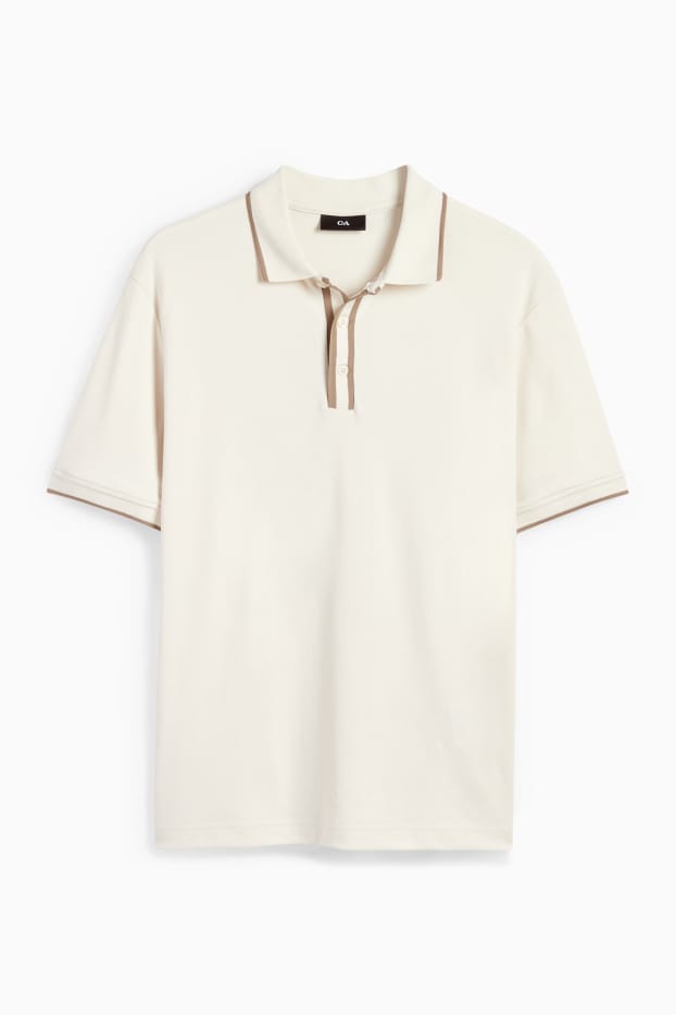 Hombre - Polo - blanco roto