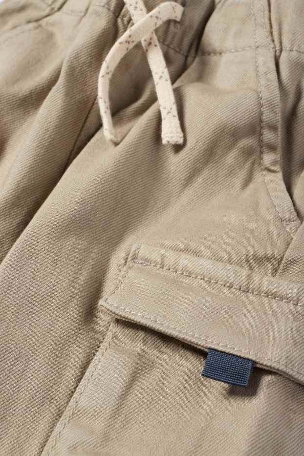 Baby Jungen - Baby-Cargohose - beige