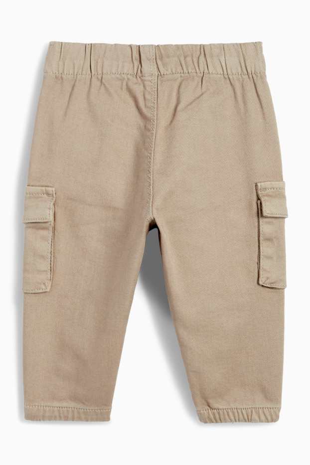 Baby Jungen - Baby-Cargohose - beige