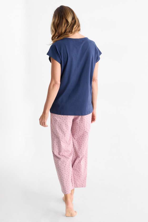 Femmes - Pyjama - rose / bleu