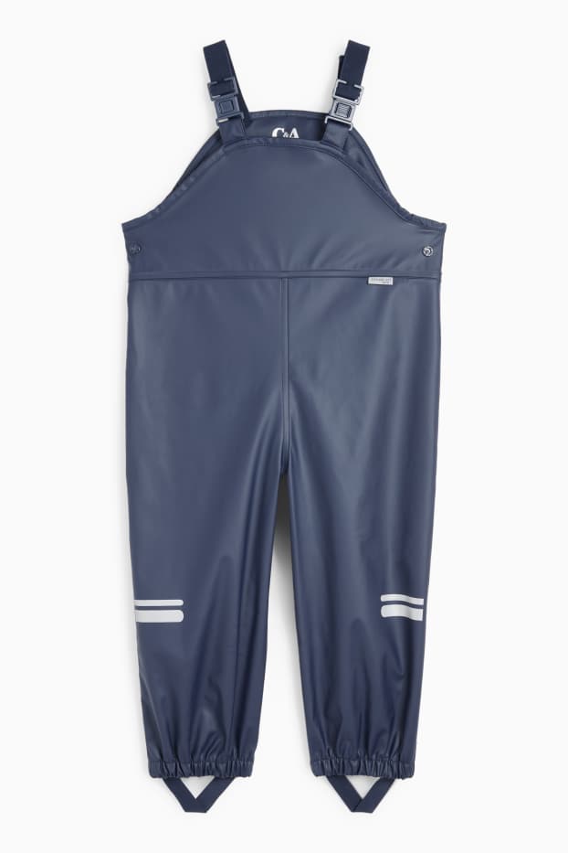 Kinderen: jongens - Regenbroek - waterdicht - donkerblauw