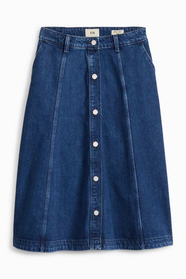 Mujer - Falda vaquera - vaqueros - azul